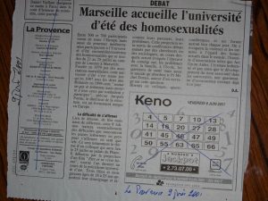 UEEH 2001 : revue de presse (extraits)