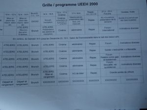 Ueeh 2000 grille programme