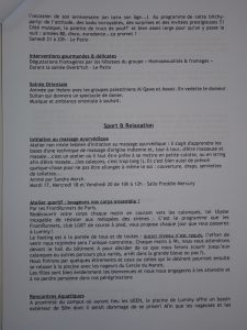 UEEH 2007 : activités thématiques (extraits)