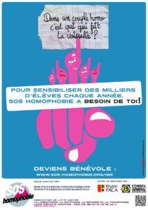 SOS homophobie : acteur de la lutte contre les LGBTphobies depuis 2000